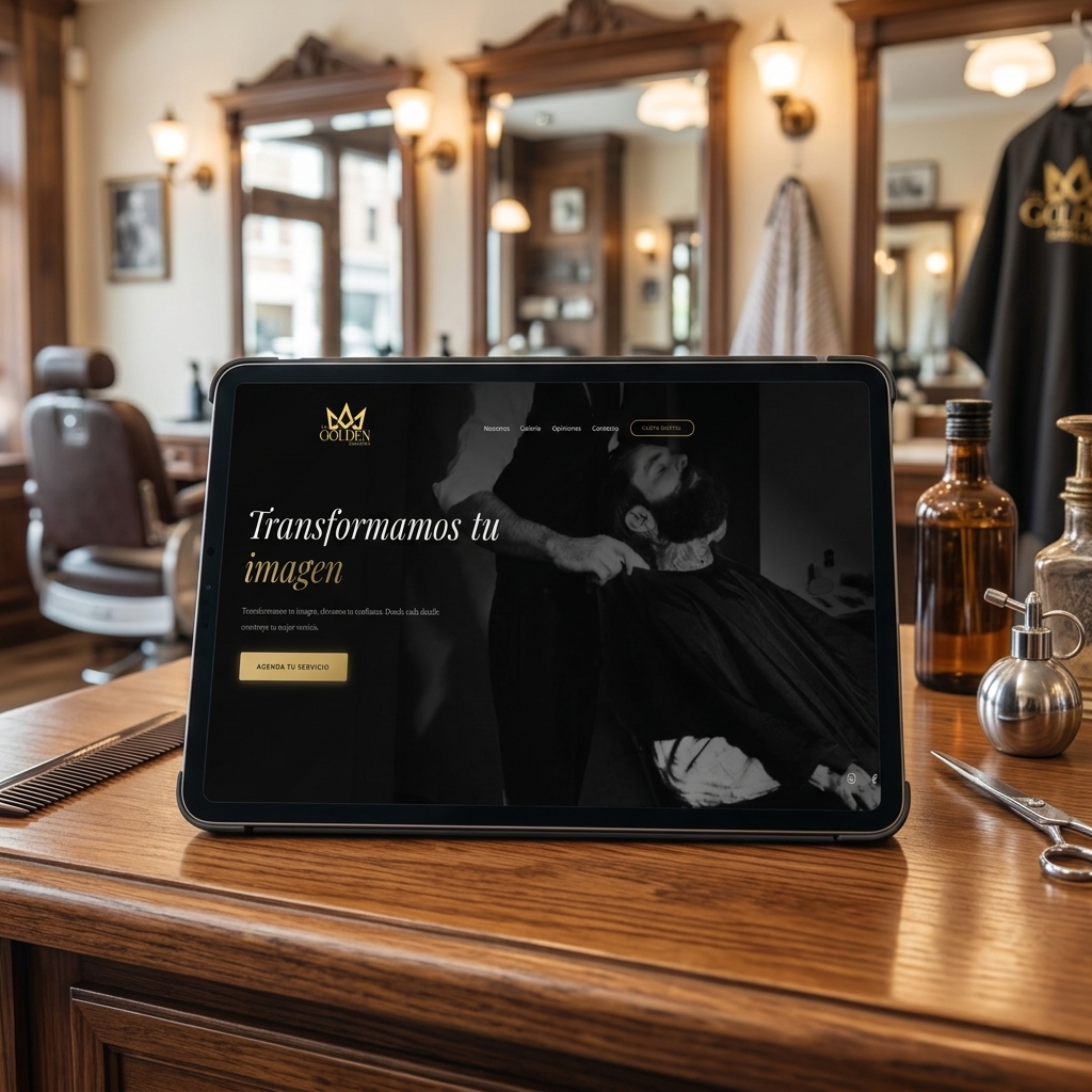 Landing Page Barberia